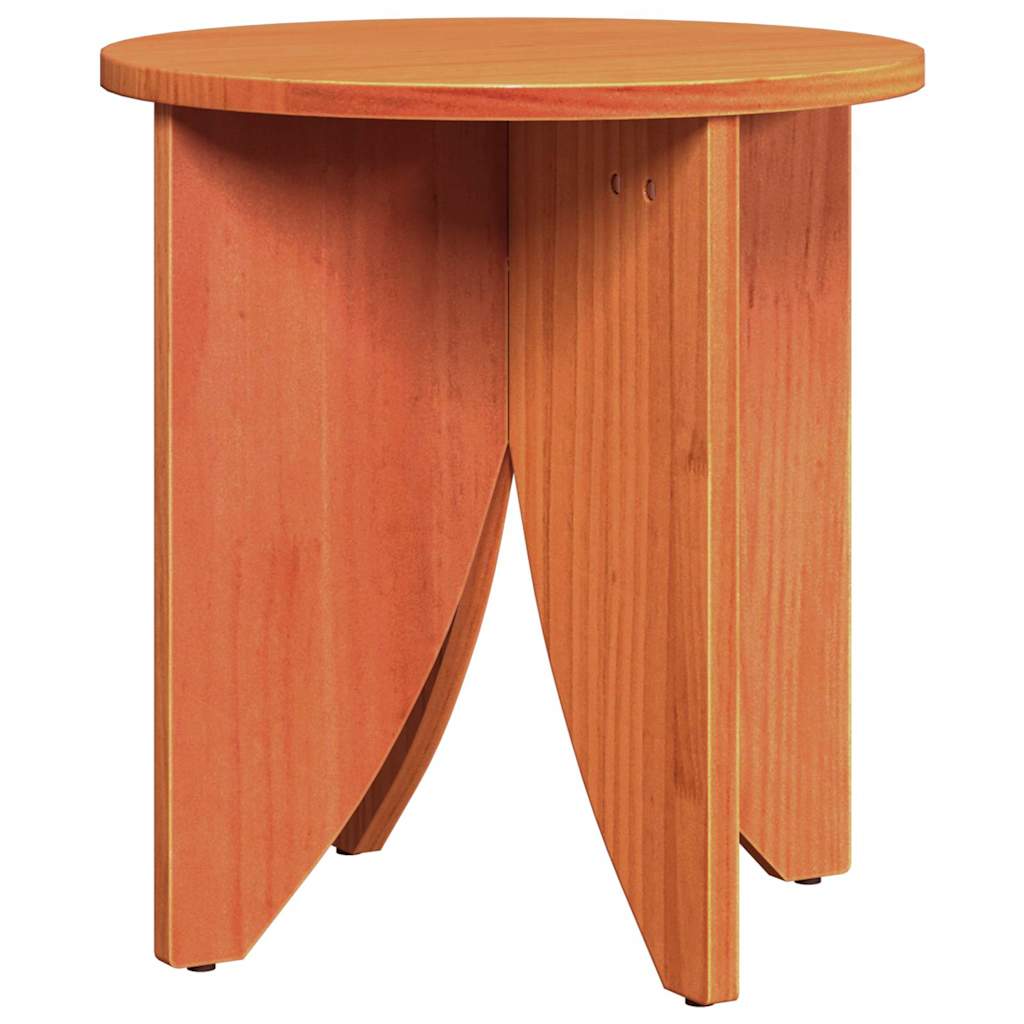 vidaXL Couchtisch 2 pcs Wachsbraun