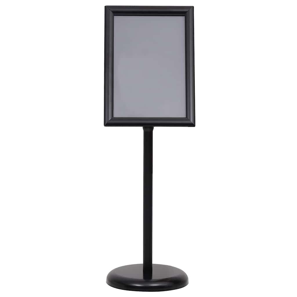 vidaXL Plakatständer 2 pcs Schwarz 45 x 32,7 x 108 cm Aluminium