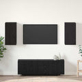 vidaXL Wand-TV-Schrank 2 pcs Schwarz Eichen-Optik 30,5 x 30 x 60 cm