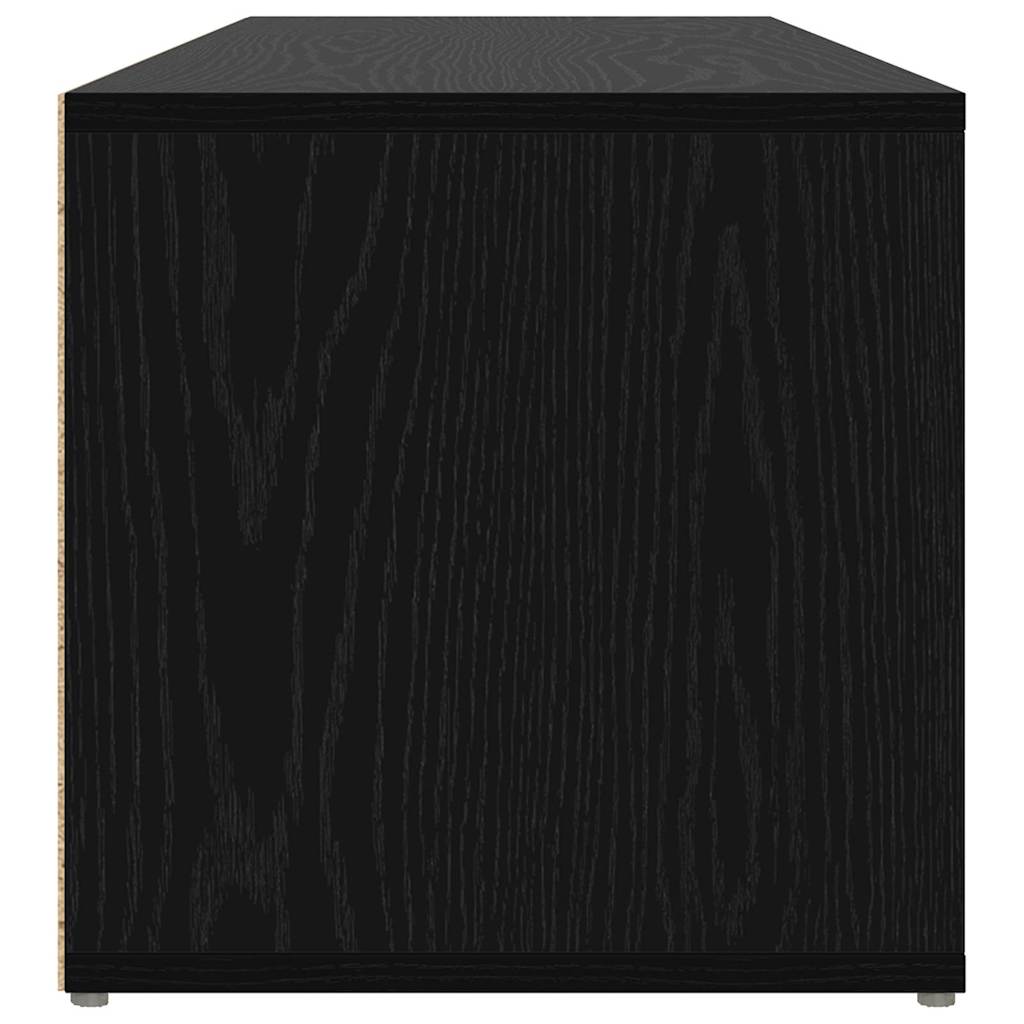 vidaXL Schuhbank Schwarz Eichen-Optik 102 x 35 x 35 cm Holzwerkstoff