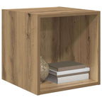vidaXL Wandschrank 2 pcs Artisan-Eiche 37 x 37 x 37 cm Holzwerkstoff
