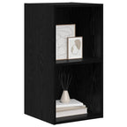 vidaXL TV-Schrankset Wandmontiert Schwarz Eichen-Optik 37 x 37 x 72 cm