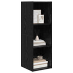 vidaXL TV-Schrankset Schwarz Eichen-Optik 37 x 37 x 107 cm