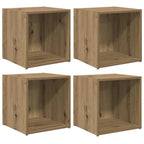 vidaXL TV-Schrankset 4 pcs Artisan-Eiche 37 x 35 x 37,5 cm