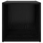 vidaXL TV-Schrankset 2 pcs 37 x 35 x 37,5 cm Schwarz Holzwerkstoff
