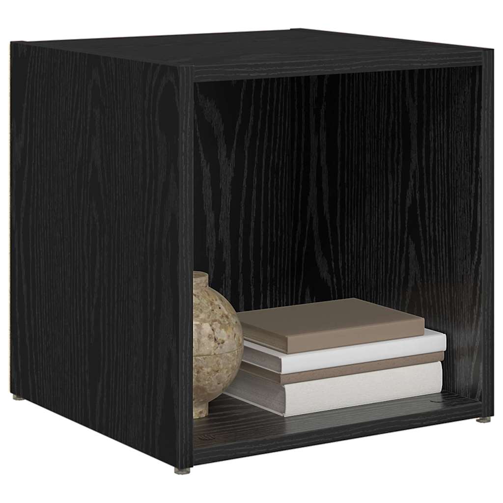 vidaXL TV-Schrankset 4 pcs Schwarz 37 x 35 x 37,5 cm Holzwerkstoff
