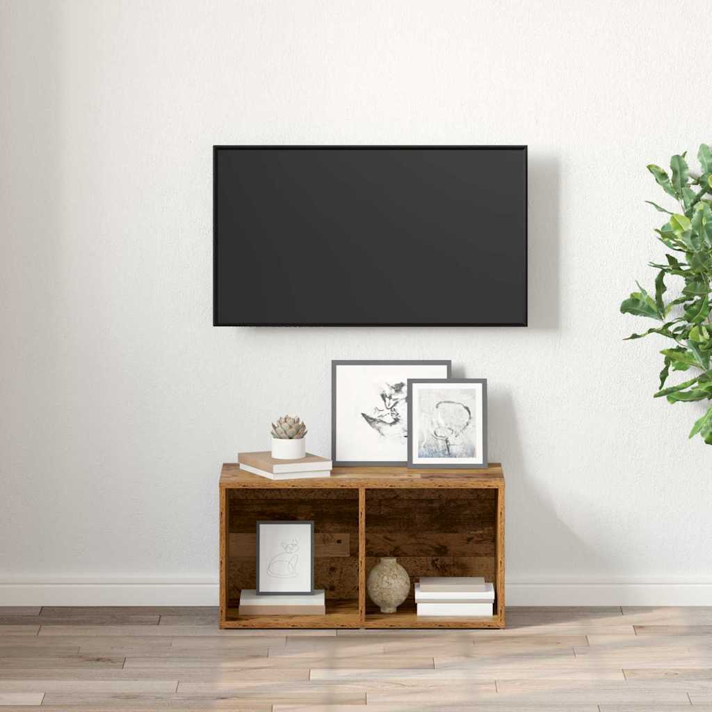 vidaXL TV-Schrankset Wandmontiert Braun 72 x 35 x 37 cm Holzwerkstoff