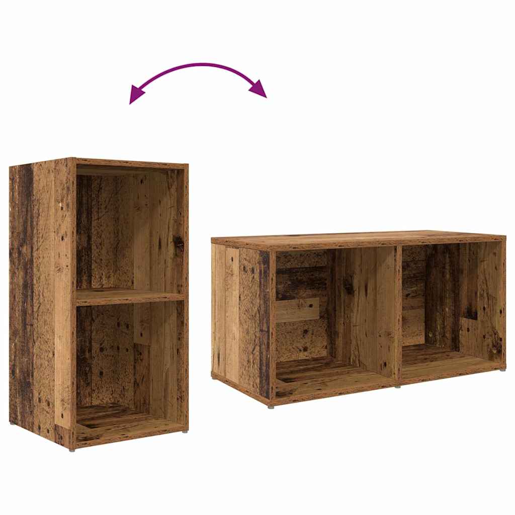 vidaXL TV-Schrankset Wandmontiert Braun 72 x 35 x 37 cm Holzwerkstoff