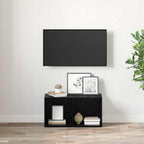vidaXL TV-Schrankset Schwarz 72 x 35 x 37 cm Holzwerkstoff