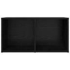 vidaXL TV-Schrankset Schwarz 72 x 35 x 37 cm Holzwerkstoff