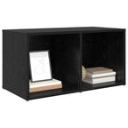 vidaXL TV-Schrankset Schwarz 72 x 35 x 37 cm Holzwerkstoff