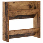 vidaXL Schuhschrank mit Regal Altholz 60 x 18 x 60 cm Holzwerkstoff