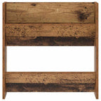 vidaXL Schuhschrank mit Regal Altholz 60 x 18 x 60 cm Holzwerkstoff