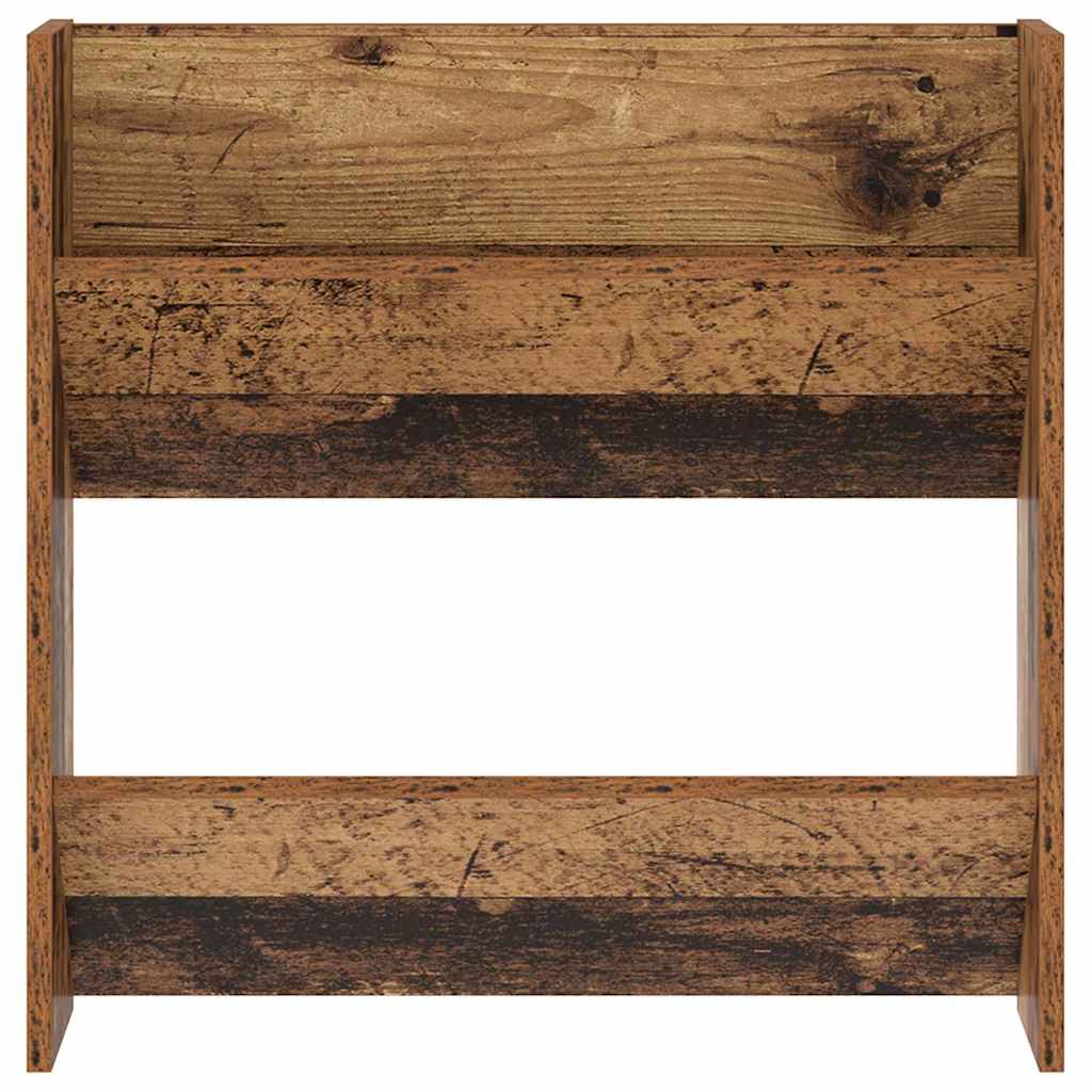 vidaXL Schuhschrank mit Regal Altholz 60 x 18 x 60 cm Holzwerkstoff