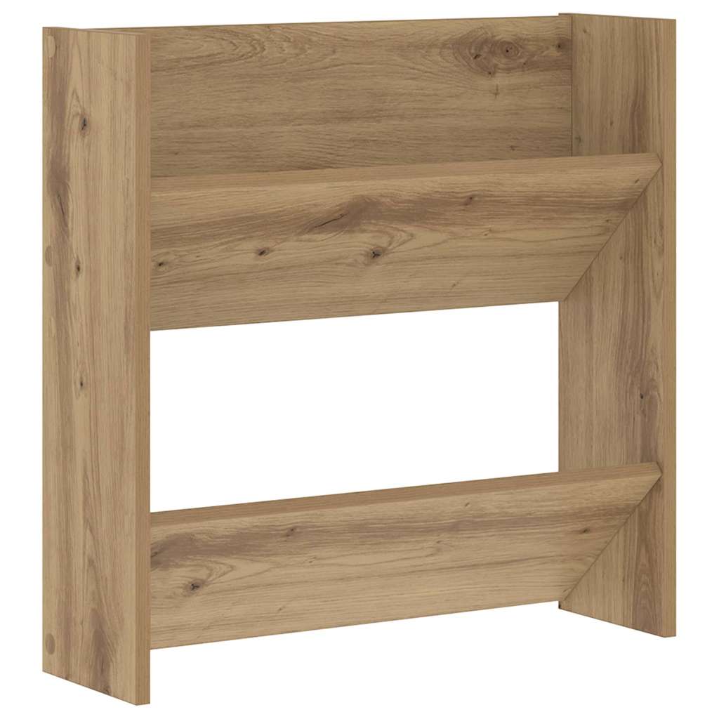 vidaXL Schuhschrank Artisan-Eiche 60 x 18 x 60 cm Holzwerkstoff