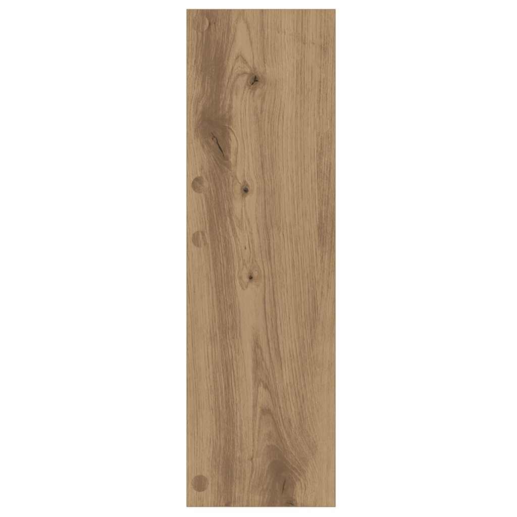 vidaXL Schuhschrank Artisan-Eiche 60 x 18 x 60 cm Holzwerkstoff