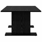 vidaXL Couchtisch Schwarz Eichen-Optik 103.5 x 60 x 40 cm