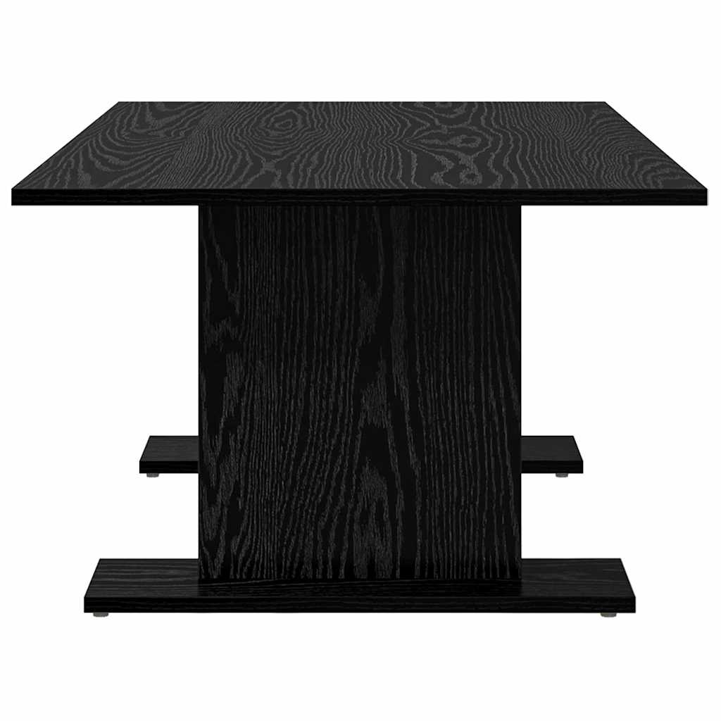 vidaXL Couchtisch Schwarz Eichen-Optik 103.5 x 60 x 40 cm