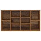 vidaXL Schuhbank mit Regal Altholz 103 x 30 x 54,5 cm Holzwerkstoff