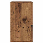 vidaXL Schuhbank mit Regal Altholz 103 x 30 x 54,5 cm Holzwerkstoff