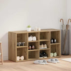 vidaXL Schuhbank Artisan-Eiche 103 x 30 x 54,5 cm Holzwerkstoff