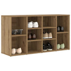 vidaXL Schuhbank Artisan-Eiche 103 x 30 x 54,5 cm Holzwerkstoff