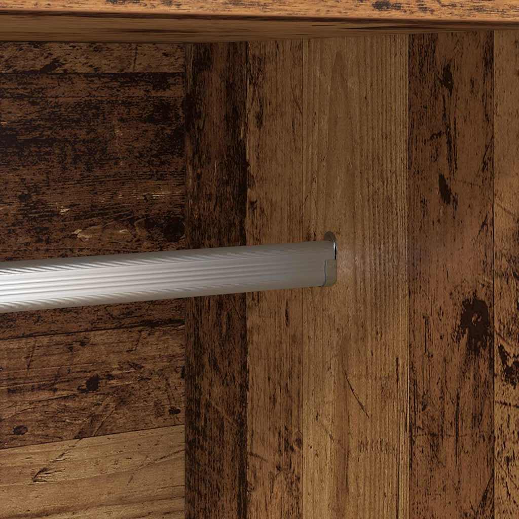 vidaXL Kleiderschrank Altholz 82,5 x 51,5 x 180 cm Holzwerkstoff