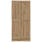vidaXL Kleiderschrank mit Tür Kunsthandwerk Eiche 82,5 x 51,5 x 180 cm