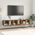 vidaXL TV-Schrankset 3 pcs Braun 60 x 30 x 30 cm Holzwerkstoff