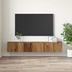vidaXL TV-Schrankset 3 pcs Braun 60 x 30 x 30 cm Holzwerkstoff