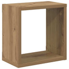 vidaXL Wandregale mit Regal 2 pcs Artisan-Eiche Holzwerkstoff