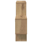 vidaXL Wandregal mit Regal Artisan-Eiche 82 x 15 x 51 cm Holzwerkstoff
