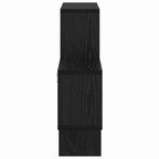 vidaXL Wandregal Schwarz Eichen-Optik 82 x 15 x 51 cm Holzwerkstoff