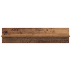 vidaXL Wandregal 2 pcs Altholz 80 x 11,5 x 18 cm Holzwerkstoff