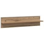 vidaXL Wandregal 2 pcs Artisan-Eiche 80 x 11,5 x 18 cm Holzwerkstoff