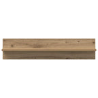vidaXL Wandregal 2 pcs Artisan-Eiche 80 x 11,5 x 18 cm Holzwerkstoff