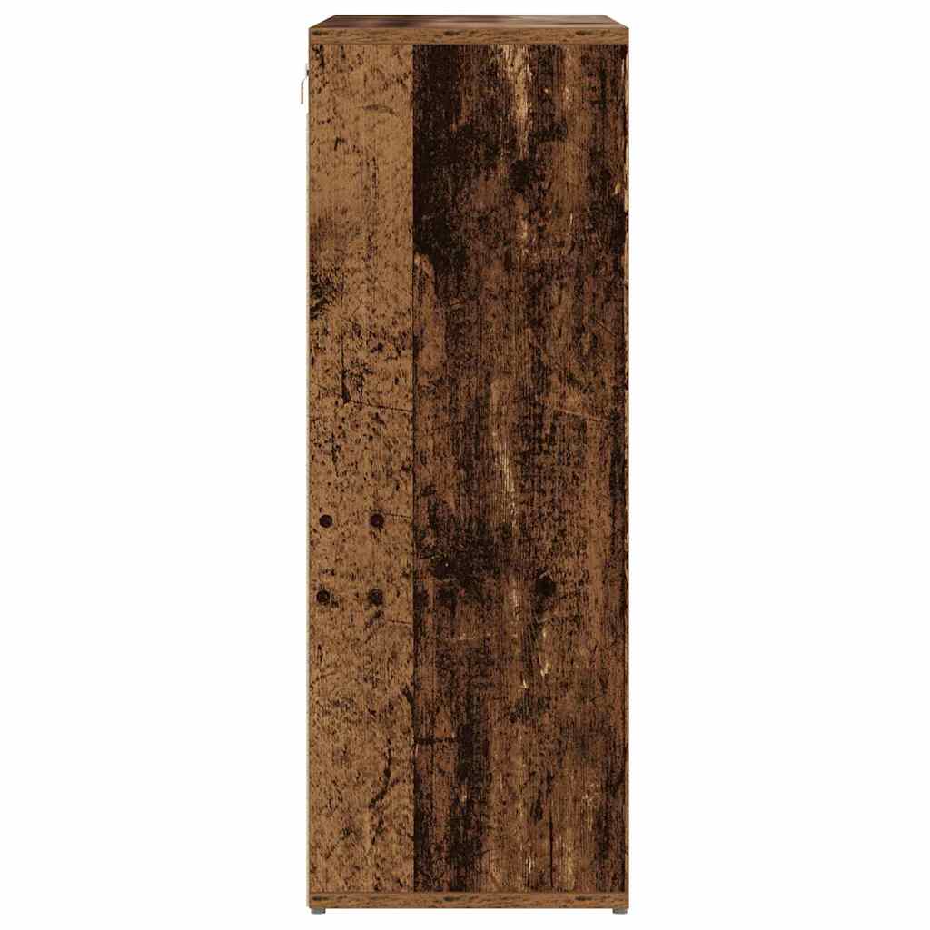 vidaXL Schuhschrank Altholz 77,5 x 30 x 83,5 cm Holzwerkstoff