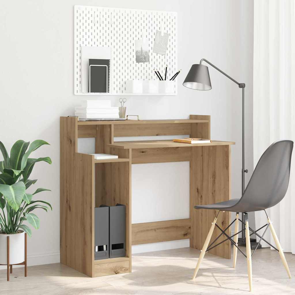 vidaXL Schreibtisch Artisan-Eiche 97 x 45 x 90 cm Holzwerkstoff