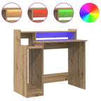 vidaXL Schreibtisch Artisan-Eiche 97 x 45 x 90 cm Holzwerkstoff