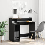 vidaXL Schreibtisch Schwarz Eichen-Optik 97 x 45 x 90 cm Holzwerkstoff