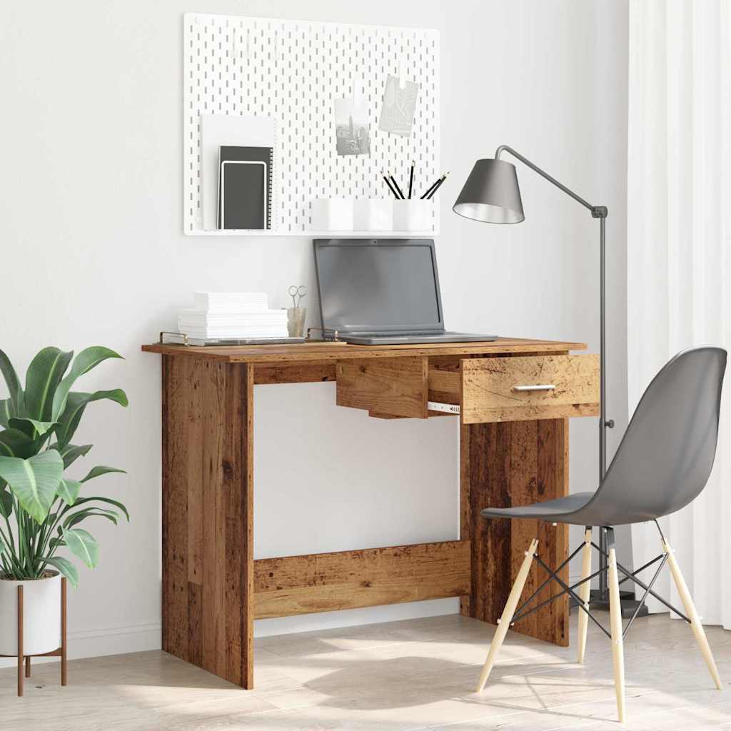 vidaXL Schreibtisch Altholz 100 x 50 x 76 cm Holzwerkstoff