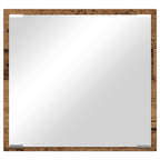 vidaXL LED-Badezimmerspiegel Altholz 40 x 37 x 8.5 cm Holzwerkstoff