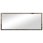 vidaXL Spiegel Wandmontiert Altholz 90 x 8,5 x 37 cm Holzwerkstoff