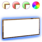 vidaXL Spiegel Wandmontiert Altholz 90 x 8,5 x 37 cm Holzwerkstoff