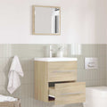 vidaXL Badezimmermöbel-Set mit Schubladen Braun 41 x 38,5 x 48 cm