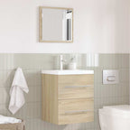 vidaXL Badezimmermöbel-Set mit Schubladen Braun 41 x 38,5 x 48 cm
