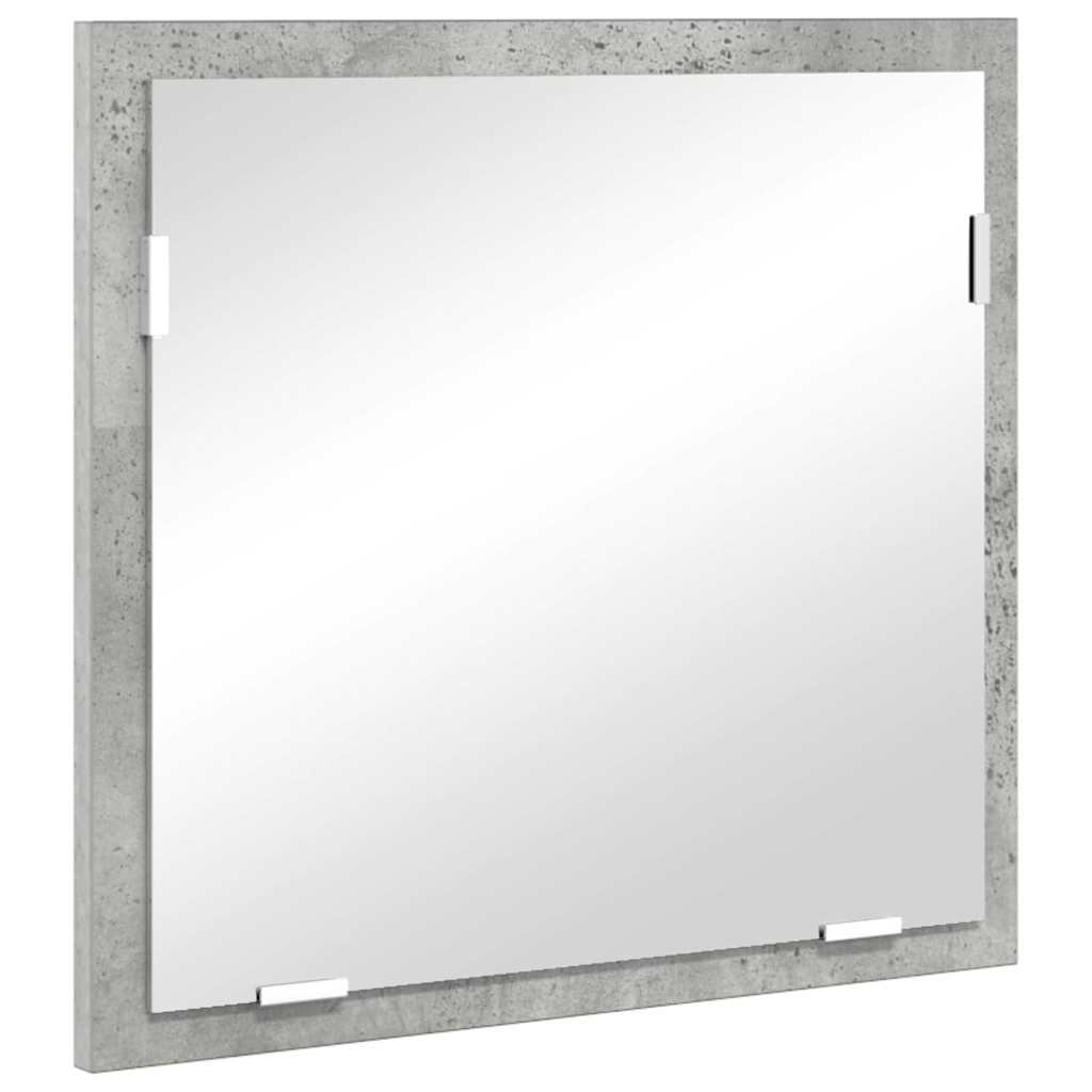 vidaXL Badezimmermöbel-Set Grau 41 x 38,5 x 48 cm Sperrholz und Metall
