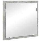 vidaXL Badezimmermöbel-Set Grau 41 x 38,5 x 48 cm Sperrholz und Metall