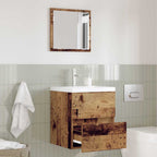 vidaXL Badezimmerschrank Altholz 41 x 38,5 x 45 cm Holzwerkstoff