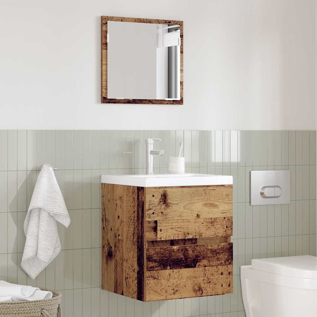 vidaXL Badezimmerschrank Altholz 41 x 38,5 x 45 cm Holzwerkstoff
